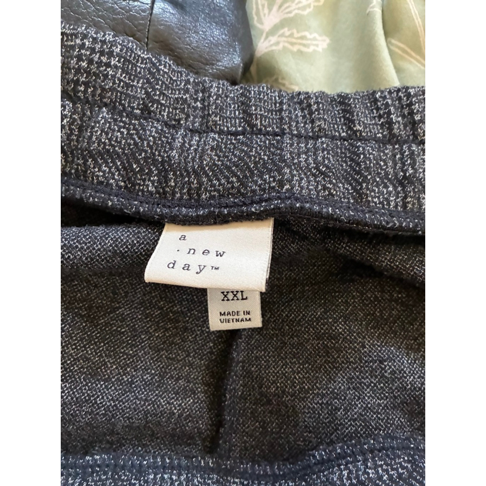 Women's A New Day Gray Black Plaid Trousers Plus Size XXL - Picture 4 of 4